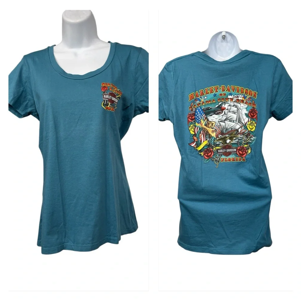 Harley FL Spring Rally tee size medium - Picture 1 of 8
